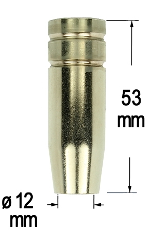 Gasdüse MHS15 steckbar konisch ID12mm