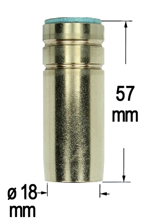 Gasdüse MHS 25/352 zylindrisch ID 18mm steckbar
