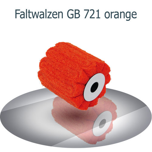 Faltwalzen GB 721 orange Ø 100mm × Breite 100mm × 19mm Bohrung (Korn 80)