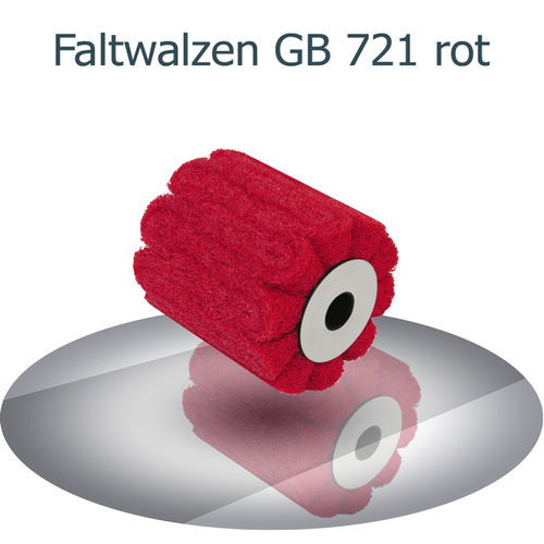 Faltwalzen GB 721 rot Ø 100mm × Breite 100mm × 19mm Bohrung (Korn 120)