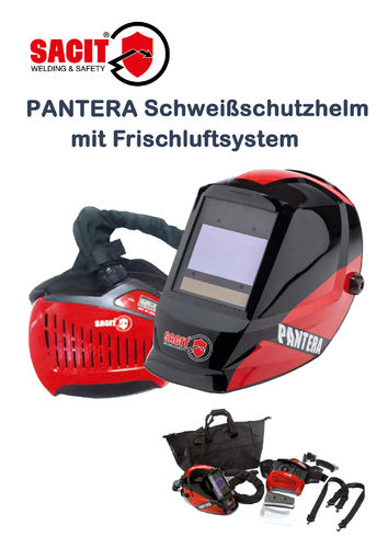 Automatic-Schweißhelm SACIT PANTERA mit Frischluftsystem TH3