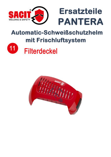 Filterdeckel f. SACIT PANTERA Frischluftsystem